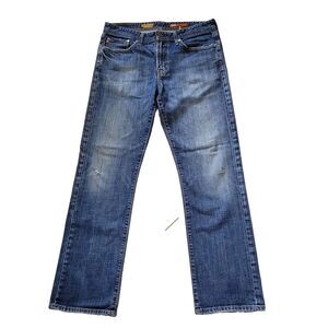 Adriano Goldschmied The Protege Straight Leg Blue Jeans Mens 34x32 Mage USA